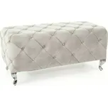 Signal Taburetka Hestia, stříbrná, 46x50x100 (VxŠxD)