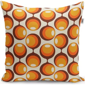 Polštář Sablio Polštář Karamelové kruhy - 50x50 cm
