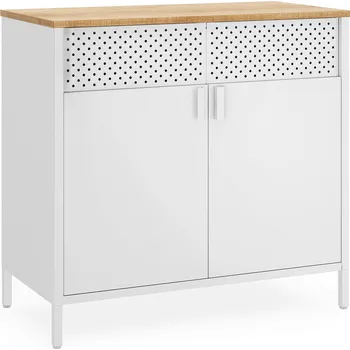 Ložnice Boxxx KOMODA, bílá, béžová, 80/76/40 cm - 002543048801