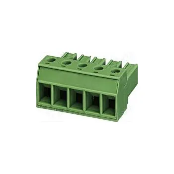 Elektrická zásuvka Rozpojovací svorkovnice 7,62mm póly 4 přímý zástrčka zásuvka