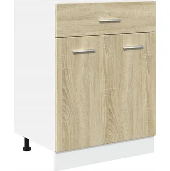 Kuchyňská skříňka Kuchyňská skříňka Lyon se zásuvkou, dub sonoma, 60x46x81,5 cm