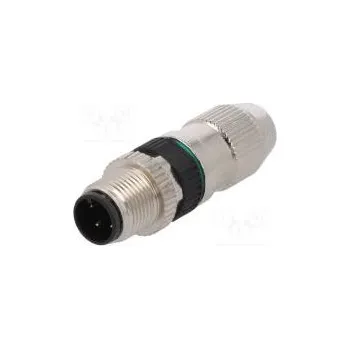 vypínač a zásuvka Zástrčka M12 PIN 4 vidlice kód A-DeviceNet / CANopen IDC