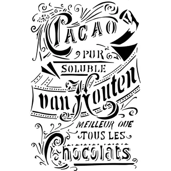 Šablona plastová pro kreativní tvoření - A4 - U56