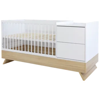 Dětská postýlka Kombi postýlka Faktum Sienna 3v1 White 70x120