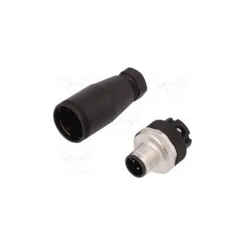 Elektrická zásuvka Zástrčka M12 PIN 4 vidlice kód A-DeviceNet / CANopen IP67