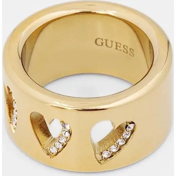 Šperk Prstýnek Guess BY YOUR SIDE JUBR06.086JW zlatá GLD, vel. 58