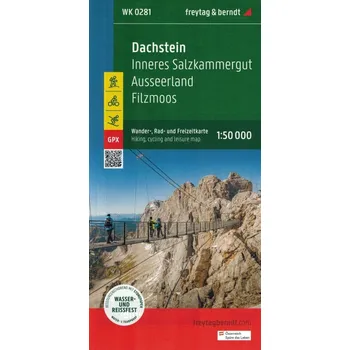 Dachstein, Ausseerland, Filzmoos, Ramsau. Wanderkarte, 1:50 000 Turistická mapa: Dachstein, Ausseerland, Filzmoos, Ramsau, měřítko 1:50 000 Praca zbiorowa