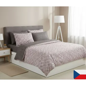 Povlečení Bavlněné povlečení Čáry barevné Velikost: 70x90, 140x200 cm