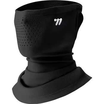 NÁKRČNÍK NA KRK PRO ODRÁŽEDLO NA LYŽE ČERNÝ FLEECE