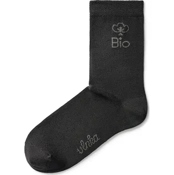 Dámské ponožky Vlnka Bio bavlněné ponožky černá velikost ponožek 39-42