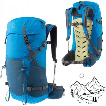 turistický batoh VELKÝ MODRÝ HORSKÝ TURISTICKÝ BATOH TREKINGOVÁ TAŠKA HORY CESTOVÁNÍ 35 L