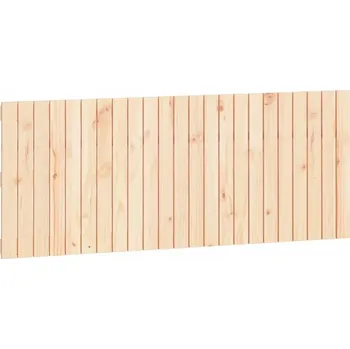 Dřevěné borovicové čelo postele 147 x 3 x 60 cm – neošetřené
