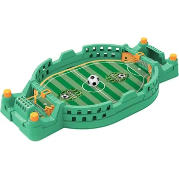 Stolní fotbalová hra 23,1 x 12,5 x 3 cm Mini interaktivní katapultovací fotbal Soutěžní rodinná hračka Sportovní stolní zábava pro děti i dospělé zelená