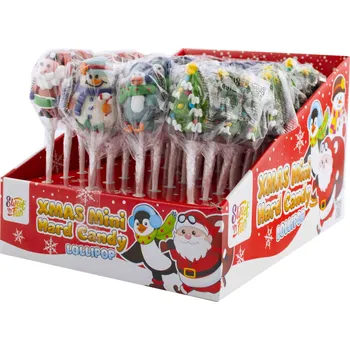 Bonbon Xmas hard Candy Lollipop - lízátko 12g