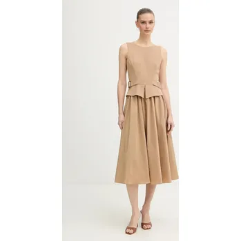 Dámské šaty Šaty Karl Lagerfeld B1W13023 béžová 02X, vel. 36