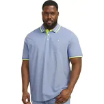 Pánská velká polokošile s límečkem Jack & Jones 12143859 modrá (8XL)