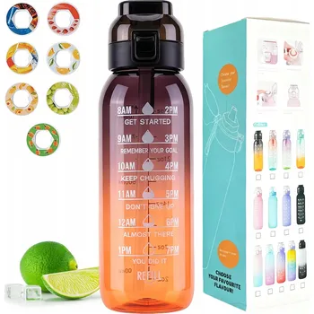 Láhev Chutná Láhev na vodu 1000 ml S 7 chuťových kapslemi