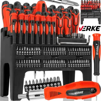 Šroubovák Sada šroubováků a bitů 100 ks, Verke V86439