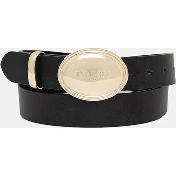 Opasek Kožený pásek Twinset 261TA4130 černá 99X, vel. M