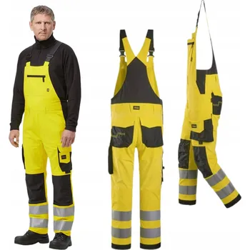 Pracovní oblečení Reflexní Pánské Pracovní Zahradnické Kalhoty Kombinéza Snickers 6043 Velikost 58