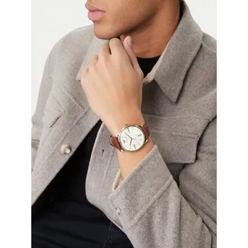 Hodinky Hodinky Emporio Armani Minimalist AR11610 Hnědá OS