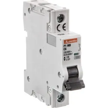 vypínač Nadproudový spínač Lovato 0 V IP20 6 A