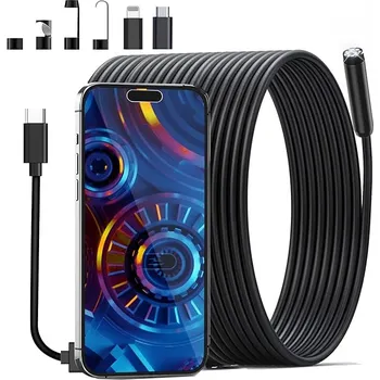IP kamera INSPEKČNÍ KAMERA pro telefon IPHONE ANDROID 3v1 ENDOSKOPICKÁ 3M