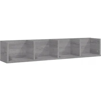 police Police na CD/DVD 100x18x18 cm - šedý dub sonoma