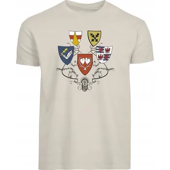 Pánské tričko Tričko Kingdom Come Deliverance II Coat of Arms béžové