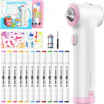 Výtvarná sada AIRBRUSH FUN PROPISKA PRO MALOVÁNÍ SADA FIXŮ