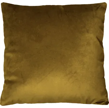 Polštář Polštář velurový hladký Bertoni Medová 50 x 50 cm