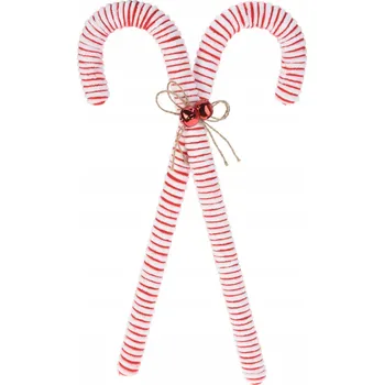 Vánoční dekorace VÁNOČNÍ DEKORACE K ZAVĚŠENÍ - BAREVNÉ VÁNOČNÍ TYČKY 29X52 CM