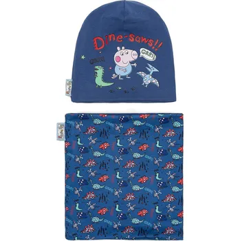 Šála Set čepice a tunelová šála PEPPA PIG