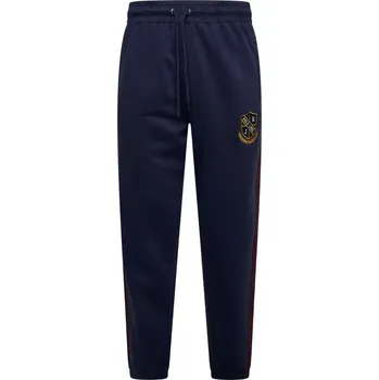 Pánské kalhoty Velké pánské teplákové kalhoty Kam 243 modro-bordové (5XL)