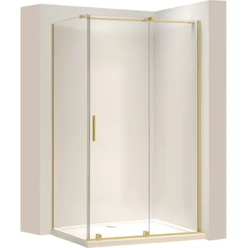 Sprchová kabina REA Montana Gold Brush 130x80