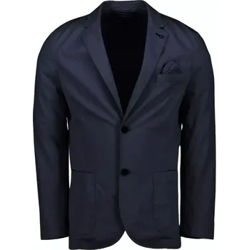 Pánská casual bunda Velká pánská elegantní sako s hladkým S4 Porto 79050-6332-000-0810 tmavě modrá (64R)