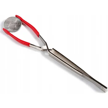 Sběratelství Pinzeta na mince s ochranným povlakem „Deluxe“ (16 cm) - LEUCHTTURM