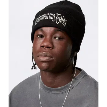 Čepice Carhartt WIP Commuting Tales Beanie Black