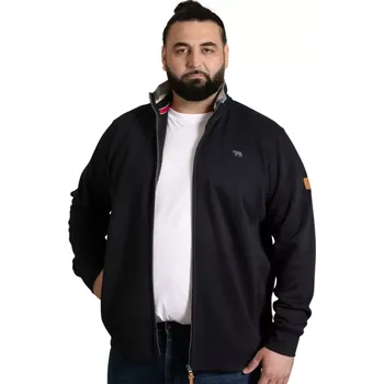 Pánská mikina Velká pánská mikina na stojáčku na zip Duke D555 Johnson 2 tmavě modrá (6XL)