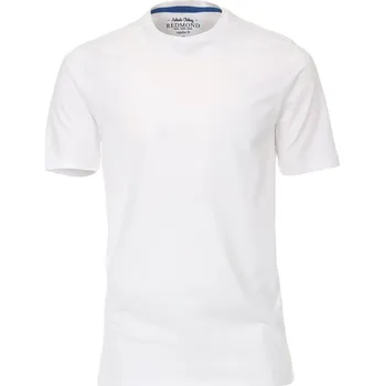 Pánské tričko Pánské velké jednobarevné tričko Redmond 665-0 white (4XL)