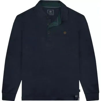 Pánské tričko Velké pánské polokošile s dlouhým rukávem Double Urban Outfitters PS-3060 tmavě modrá (7XL)