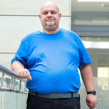 Pánské tričko Duke D555 Flyers modrá tričko (7XL)