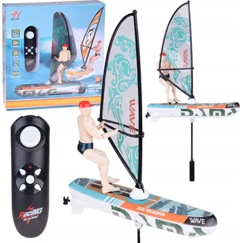 RC model auta Dálkově ovládaný svítící WINDSURFER plovoucí na dálkové ovládání RC0740