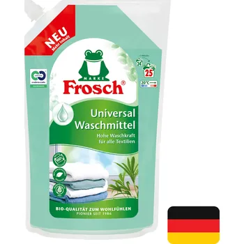 Prací gel Frosch prací gel 25 dávek Waschmittel Universal 1,5 l (Dovoz: Německo)