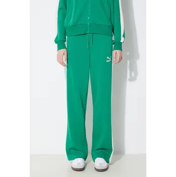 Tepláky Puma ICONIC T7, L, zelená, 77X