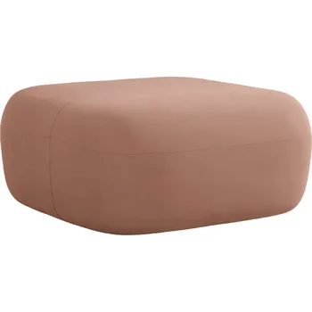 Taburet Windsor & Co Růžová sametová podnožka Aldrin 90 x 88 cm