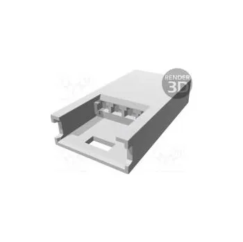 Elektrický konektor Zástrčka kabel-pl.spoj vidlice AMPMODU MOD II 2,54mm PIN 4