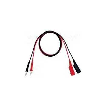 Měřicí přístroj Sada měřicích šňůr Imax 3A Dél 1m černá a červená