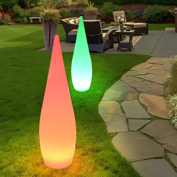 Stojací lampa Stojací zahradní lampa duch GHOST LED RGBW 16 barev 80 cm