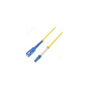Počítač Světlovodný patch cord LC/UPC,SC/UPC 0,5m LSZH žlutá